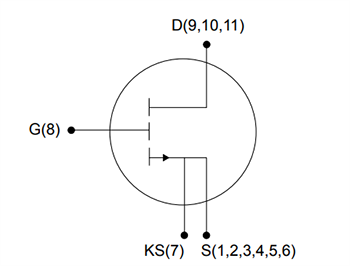 Schematic - STMicroelectronics SGT070R70HTO E-Mode PowerGaN Transistor